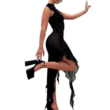 Trendy Gloomia Summer 3D Flower Bodycon Dress