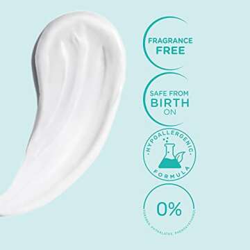 Mustela Stelatopia Eczema-Prone Skin Emollient Baby Cream - Moisturizing Body Lotion with Natural Avocado & Sunflower Oil - Fragrance-Free - 6.76 fl. oz.