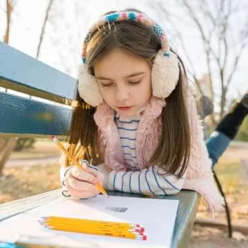 Sikao Pencils, Pencils #2, 12Pack Number 2 Pencils Bulk, Wood Pencils for Kids Sketching Drawing, Yellow HB No #2 Pencils with Erasers, Classroom Must Haves Essentials for Teachers, School Supplies