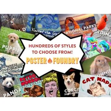 Halloween Calendar 2025 Horror Movie by John Carpenters Monthly Wall Calender 12 Month | American Made In The USA