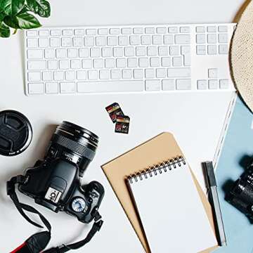 Ritz Gear 256GB High-Speed SDXC UHS-I SD Card, C10, U3, V30, Full-HD & 4K Memory Card