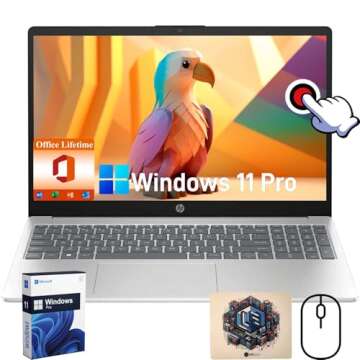 HP Flagship Touchscreen Laptop - Win 11 Pro, 64GB RAM, 2TB SSD, Office Bundle