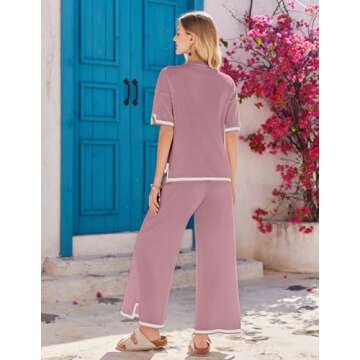 Ekouaer Women’s Lounge Set 2 Piece Travel Outfits