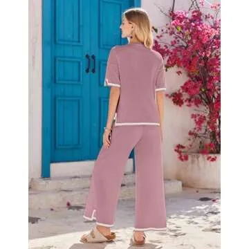 Ekouaer Women’s Lounge Set 2 Piece Travel Outfits