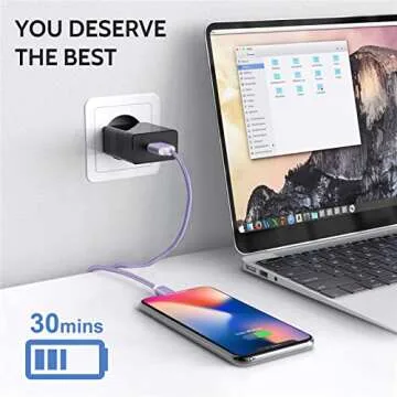 Souina iPhone Charger Cable 5-Pack for Fast Charging