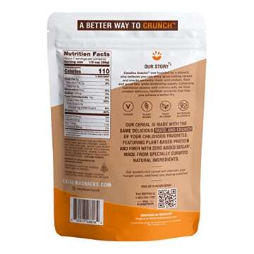 Catalina Crunch Chocolate Peanut Butter Cereal | Low Carb, Sugar Free, Gluten Free | Vegan, Plant Ba...