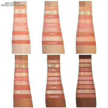 Colourpop "Baby Got Peach" Shadow Palette - 9 Pan Eyeshadow Palette Full Size, No Box