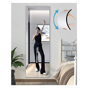 Shatterproof Full Length Wall Mirror for Bedroom & Gym
