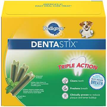 Pedigree Dentastix Large Dental Dog Treats Fresh, 7.76 Lb. Value Pack (144 Treats)
