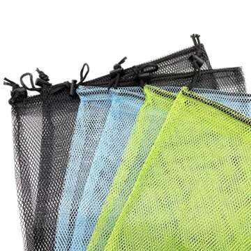 VANSUNA Scalloping Gear Bag - 6 Pack Mesh Storage Solution