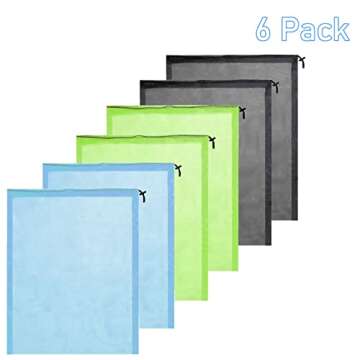 VANSUNA Scalloping Gear Bag - 6 Pack Mesh Storage Solution