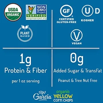 RW Garcia Organic Yellow Corn Chips 4-Pack Gluten-Free