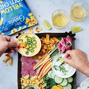 RW Garcia Organic Yellow Corn Chips 4-Pack Gluten-Free