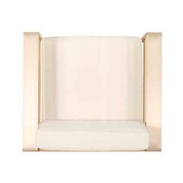 Cheney Bay Outdoor Aluminum Club Chairs Set of 2 Gold White