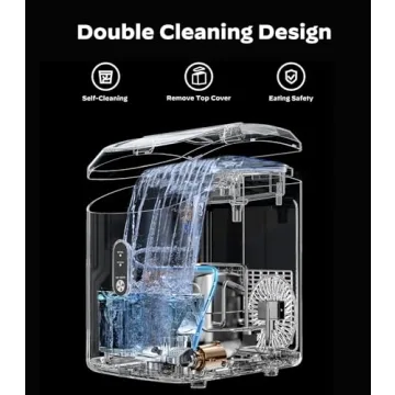 Nugget Ice Maker - Portable & Self Cleaning Green Machine