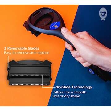 Bakblade 2.0 Back Shaver for Easy Grooming Solutions