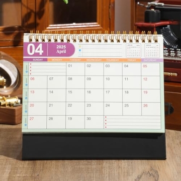 2024-2025 Small Desk Calendar - Monthly View