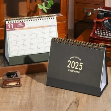 2024-2025 Small Desk Calendar - Monthly View