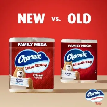 Charmin Ultra Strong Clean Touch: 18 Mega Rolls for Comfort