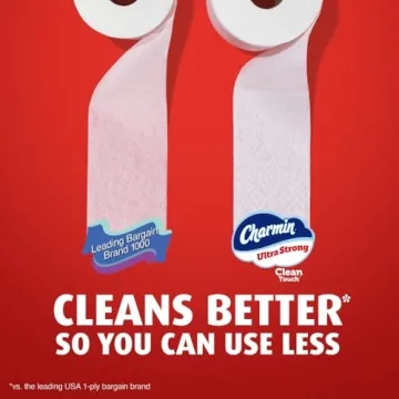 Charmin Ultra Strong Clean Touch: 18 Mega Rolls for Comfort