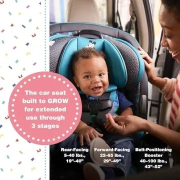 Disney Baby Grow and Go Convertible Car Seat for All Ages