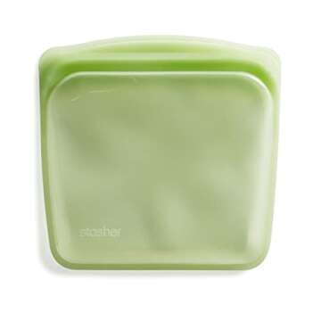 Eco-Friendly Stasher Silicone Storage Bag - Green Sandwich Bag | Versatile and Durable