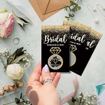 Exciting Bridal Shower Scratch Off Game Cards - 50 Pack