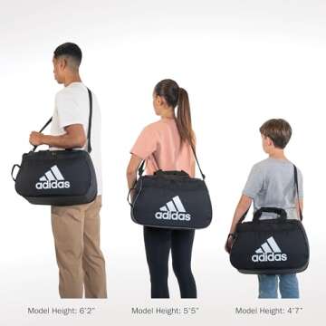 Durable adidas Diablo Small Duffel Bag for Gym Travel