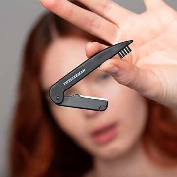 Tweezerman Precision Folding Brow Razor for All