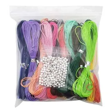 INSPIRELLE 30 Colors Waxed Polyester Twine for Jewelry