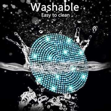 NBTEPEM Bling Car Coasters - Stylish Silicone Accessories