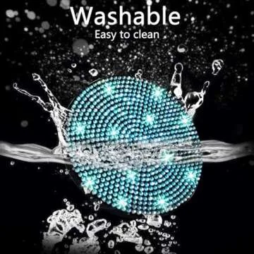 NBTEPEM Bling Car Coasters - Stylish Silicone Accessories