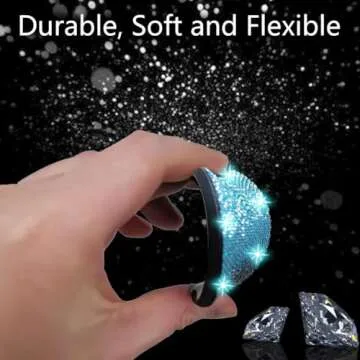 NBTEPEM Bling Car Coasters - Stylish Silicone Accessories