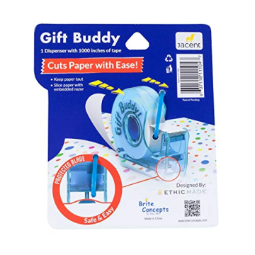 Jacent Gift Buddy Tape Dispenser for Efficient Wrapping