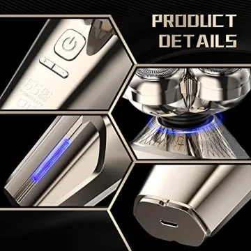 Sejoy Electric Razor for Bald Men - 5-in-1 Grooming Kit