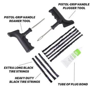 Slime 2040-A Tire Repair Plug Kit for Efficient Repairs