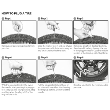 Slime 2040-A Tire Repair Plug Kit for Efficient Repairs