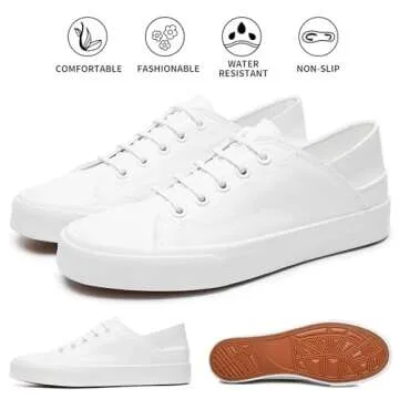 Women's Slip on PU Leather Fashion Sneakers - Casual Style