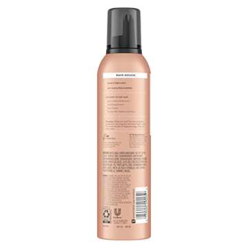 Suave Simply Styled Lightweight Hair Mousse, Wave Mousse Locks in Moisture for Crunch Free Curls 7 o...
