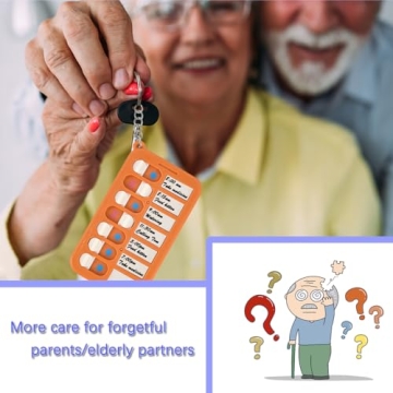 Chore Planning Key Chains 3-Pack for Kids and Adults