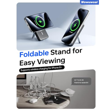 Wowuwoai MagSafe Portable Charger 10000mAh Fast Charging Powerbank