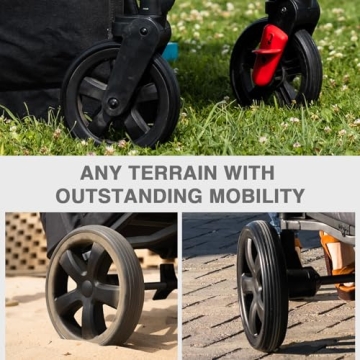 EVER ADVANCED Side-unzip Wagon Stroller for 2 Kids