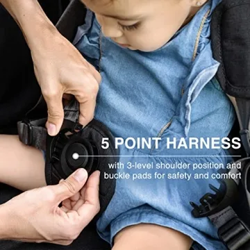 EVER ADVANCED Side-unzip Wagon Stroller for 2 Kids