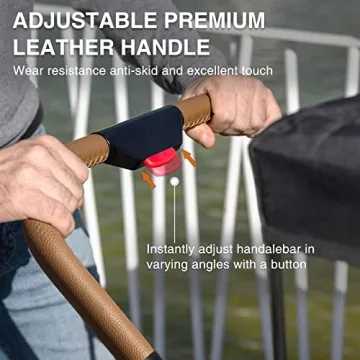 EVER ADVANCED Side-unzip Wagon Stroller for 2 Kids