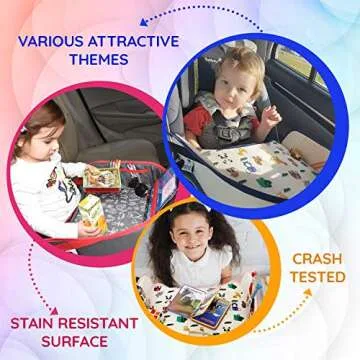 DMoose Kids Travel Tray for Fun Travel Activities