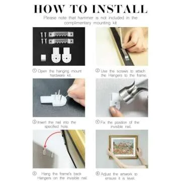 Elegant Vintage Gold Framed Wall Art for Home Decor