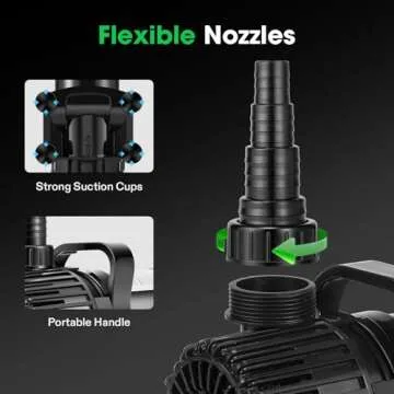 VIVOSUN 3000 GPH Water Pump - Quiet and Reliable