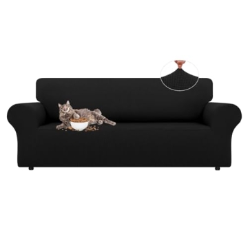 LURKA Stretch Sofa Slipcovers for 3 Cushion Couches - Pet Friendly, Non-Slip