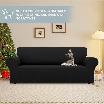 LURKA Stretch Sofa Slipcover Pet Friendly Washable Protection