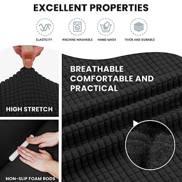 LURKA Stretch Sofa Slipcover Pet Friendly Washable Protection